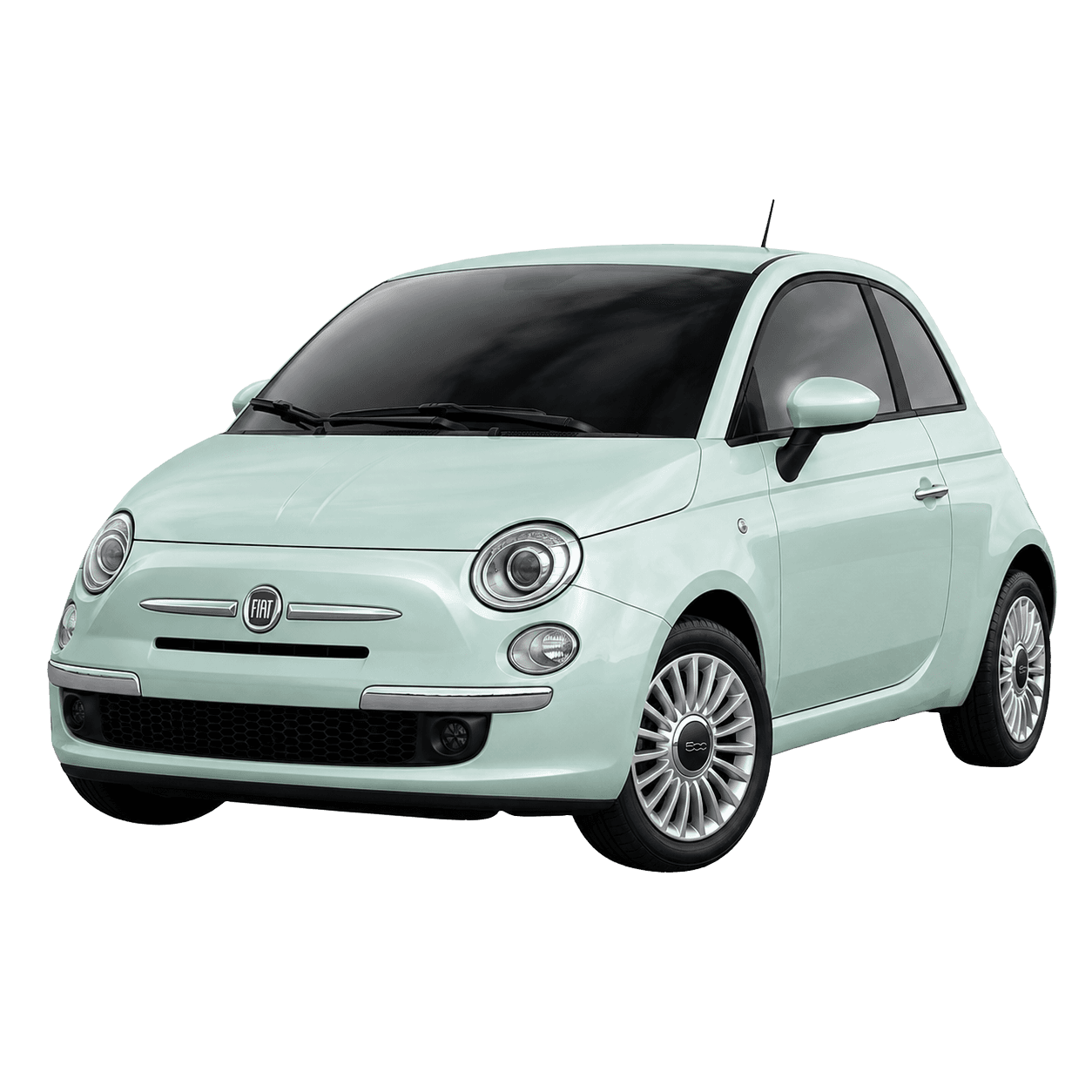 Fiat 500 compact hire car for easy local driving in Guildford