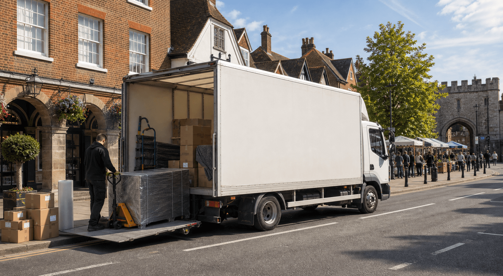 Self-drive truck available for heavier transport in Guildford